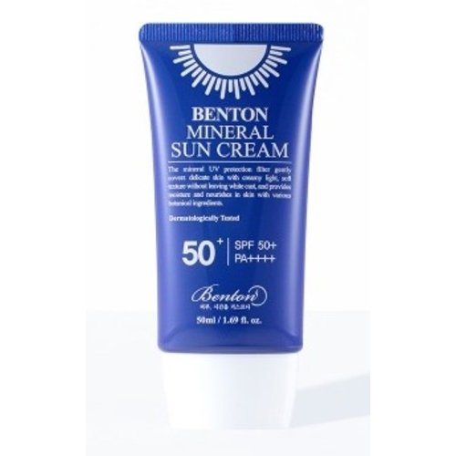 Benton - Crema minerala cu protectie solara 50+, Mineral Sun Cream- 50ml