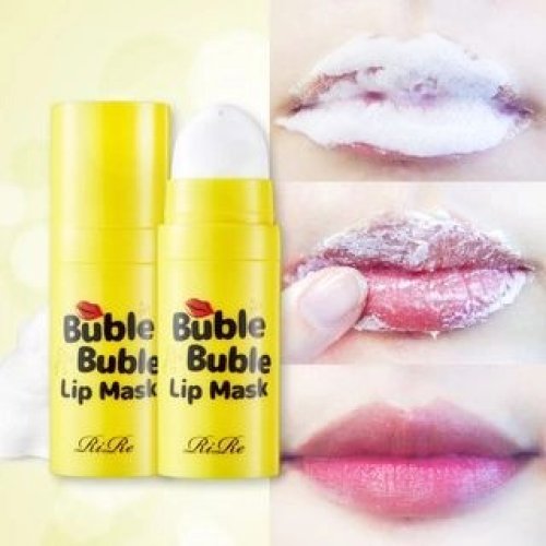RiRe - Mască pentru buze usor exfoliantă cu efect hidratant, Bubble Lip Mask 12 ml