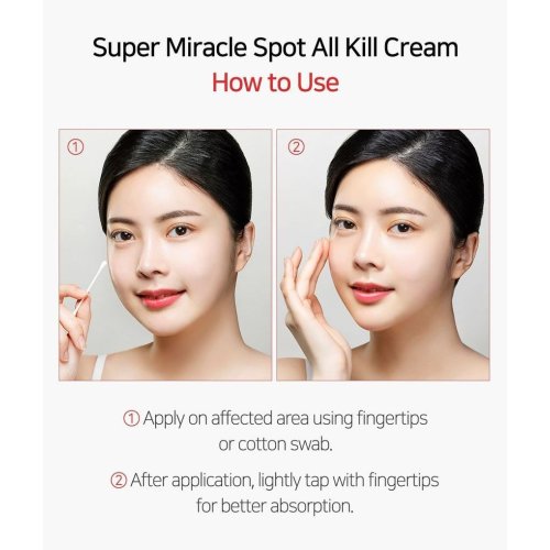 SOME BY MI - Crema pentru zonele cu acnee, AHA, BHA, PHA 14 Days Super Miracle Spot All Kill Cream, 30ml