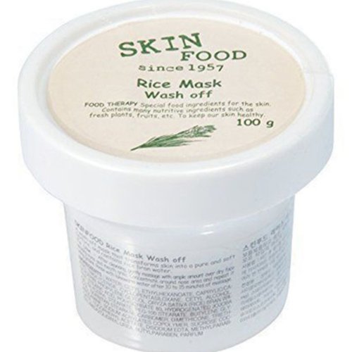 SKINFOOD - Mască de fată cu extract de orez, Rice Mask Wash Off, 100g